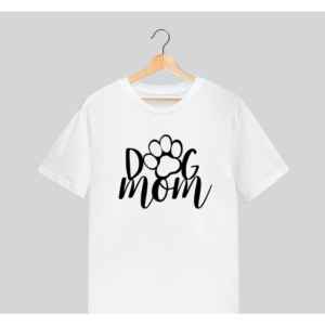 Dog Mom with Paws T-Shirt
