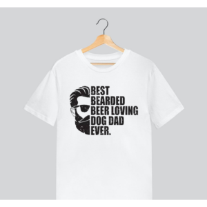 Best Bearded Dog Loving Dad T-Shirt